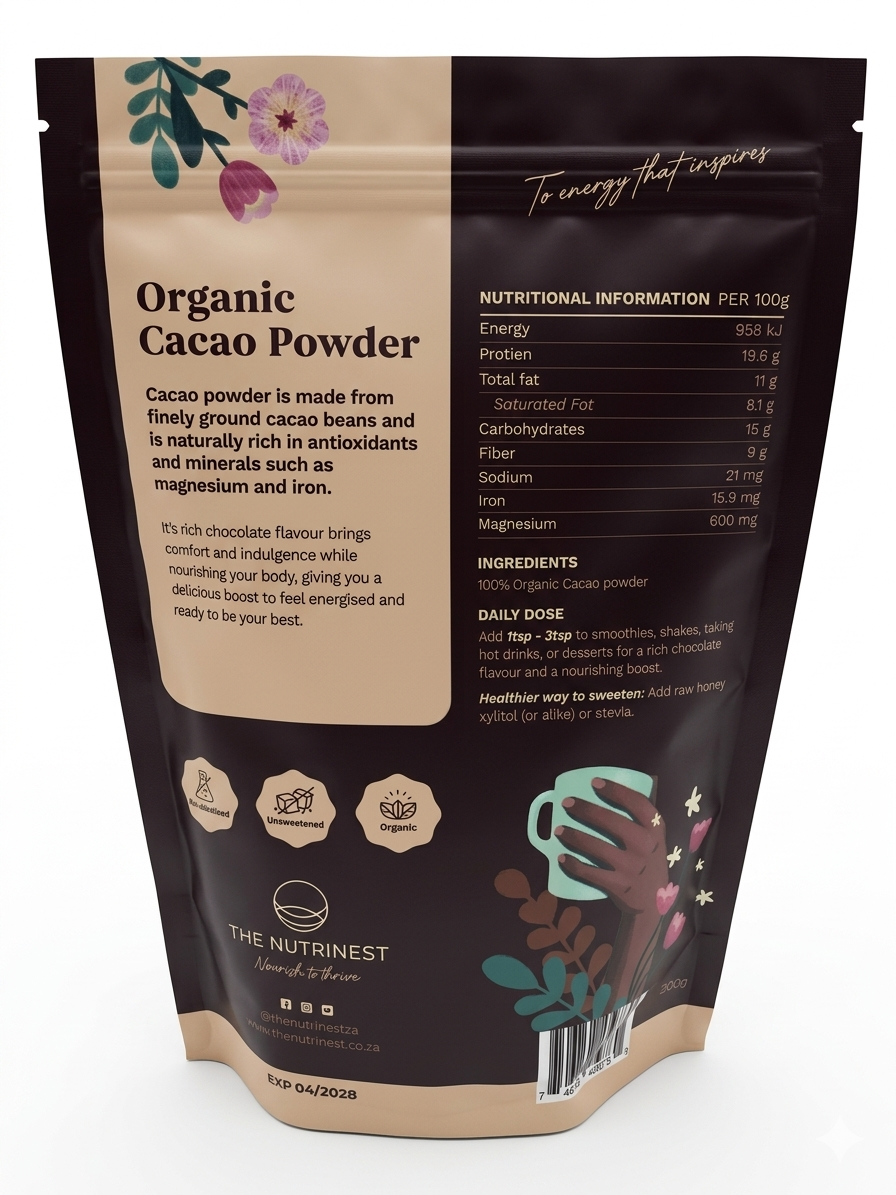 Organic Cacao Powder — Superfood | 200g