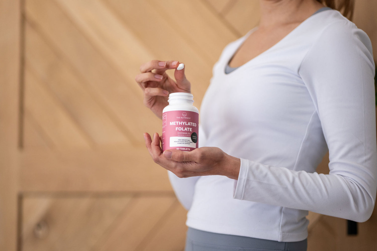 Methylated folate chewable