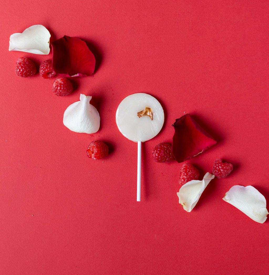 Rose and Raspberry Collagen lollipop (Single) – The Nutrinest